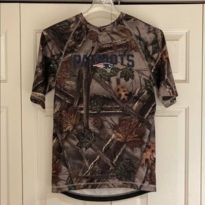 New England Patriots Camo T Shirt Sz S Majestic